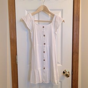 Target Art Class White Girls Dress, L